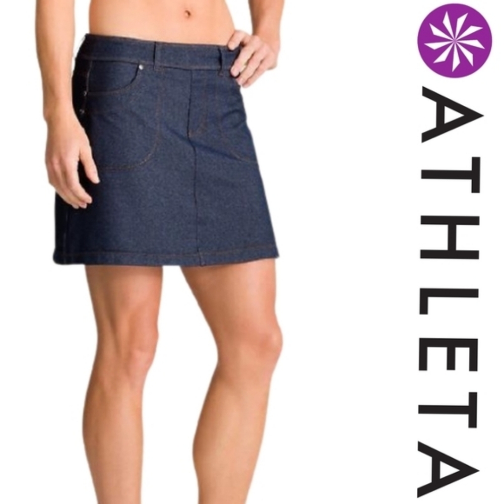 AthletaDenim Bettona Classic Skort Size Small EUC
